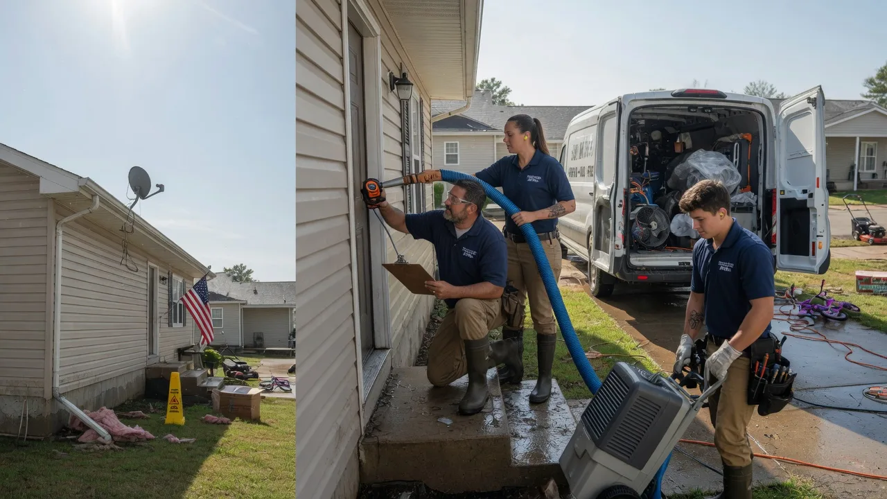 Ceiling Water Damage Restoration in Jefferson, OH near me